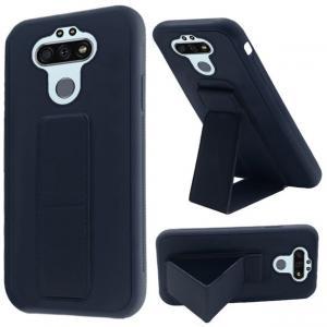 Shock Proof Kickstand Case for LG Aristo 5 - Navy Blue