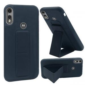Shock Proof Kickstand Case for Motorola Moto E7/Moto E 2020 - Navy Blue