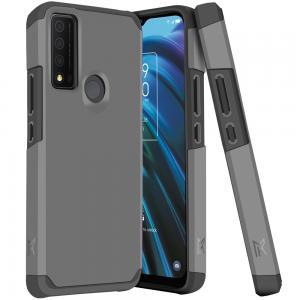 For TCL 30 XE 5G MetKase Original ShockProof Case Cover - Charcoal Grey