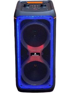 MAXPOWER MPD881L 8" X 2 RECHARGEABLE SPEAKER LIGHTING WITH MIC & R