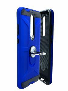 Shockproof Magnetic Ring stand case for Coolpad  Brisa - Blue