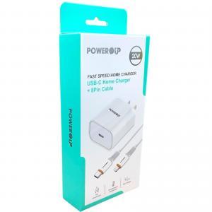 20W USB-C to Lightning Home Charger White
