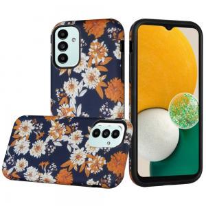 For Samsung Galaxy A13 5G Bliss Floral Solid Design Hybrid Cover Case - Flo
