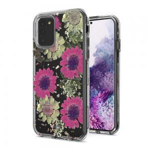 Floral Glitter Design Case Cover For Coolpad Legacy Brisa - Daisy Pink