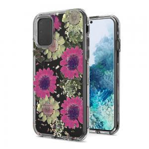 Creative Printing Design Glitter Hybrid Case For Samsung Galaxy s20 - Daisy