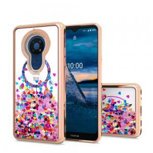 Design Case Water Quicksand Glitter Chrome For Nokia C5 Endi - Dream Come T