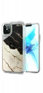 Electroplated Design Case Cover - For Apple iPhone 12 Pro Max 6.7 - Marble