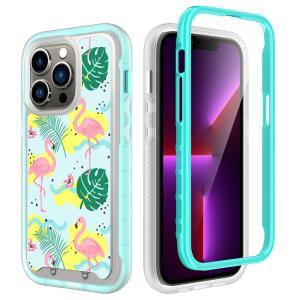 For Apple iPhone 14 PRO 6.1" Exotic ShockProof Design Hybrid Case Cove