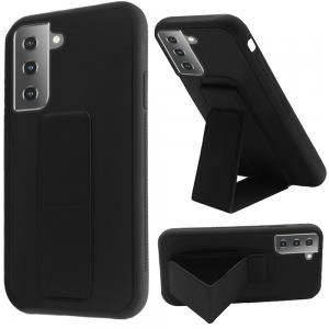 Foldable Magnetic Kickstand  Case For Samsung Galaxy S21/S30 - Black