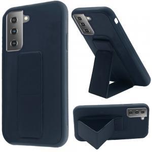 Foldable Magnetic Kickstand  Case For Samsung Galaxy S21/S30 - Blue