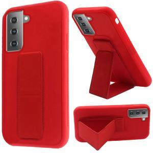Foldable Magnetic Kickstand  Case For Samsung Galaxy S21/S30 - Red