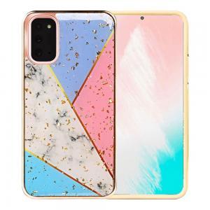 Luxury Glitter Design on ShockProof Case For Samsung Note 20 - Colorful Mar