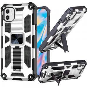 For Apple iPhone 14 PRO MAX 6.7" Machine Magnetic Kickstand Case  - Si