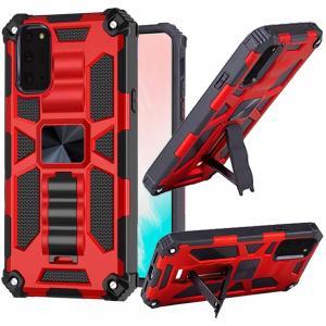 Machine Magnetic Kickstand Case Cover For Samsung Galaxy Note 20 - Red