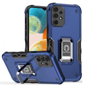 For Samsung A23 5G OPTIMUM Magnetic Ring Stand Hybrid Case Cover - Blue