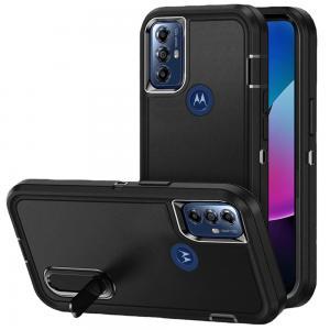 For Moto G Play 5G (2023) PEAK 3in1 Toughest Hybrid with Stand Cover Case -