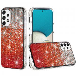 For Samsung A53 5G Party Diamond Bumper Bling Hybrid  - Red