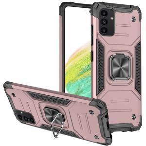 For Samsung A54 Robust Magnetic Kickstand Hybrid Case Cover - Rose Gold
