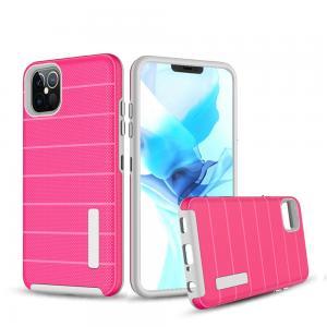 Shockproof Hybrid Case for IPhone 12 Pro Max - Hot pink