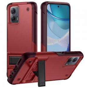 For Motorola MOT G 5G 2023 Thunder Kickstand Hybrid Case Cover - Red