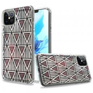 For iPhone 13 Pro Max Trendy Fashion Design Hybrid Case  - Geometric