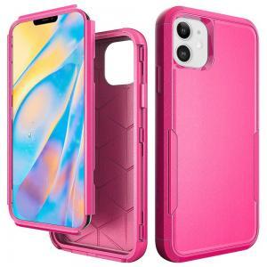 3 Piece Shock Proof Commander Series Case for IPhone 12 MINI 5.4 -Pink