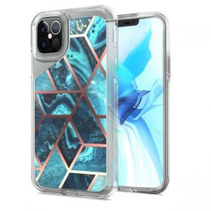 Reflective Hybrid Defender Case for  IPhone 11 Pro Max -Blue Marble