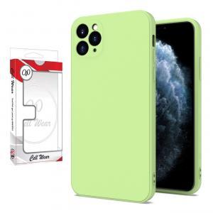 Silicone Skin Case-Lime Green-For iPhone 11 Pro Max