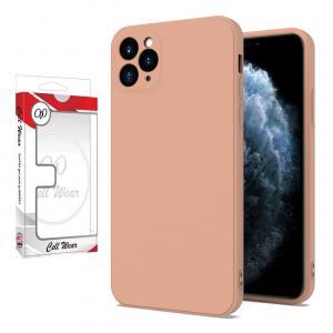 Silicone Skin Case-Nude Pink-For iPhone 11 Pro Max