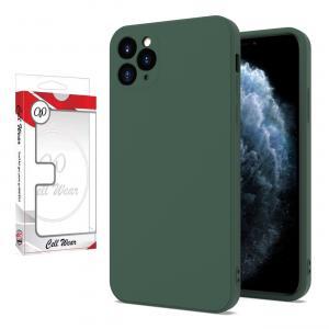 Silicone Skin Case-Olive Green-For iPhone 11 Pro Max