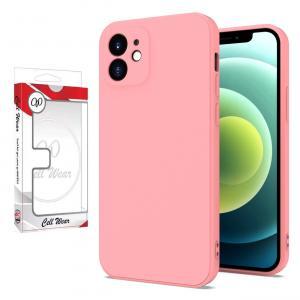 Silicone Skin Case-Blush Pink-For iPhone 12