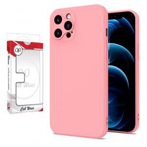 Silicone Skin Case-Blush Pink-For iPhone 12 Pro Max