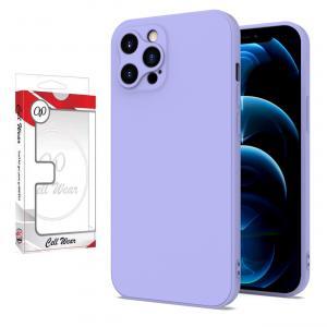 Silicone Skin Case-Lavender Purple-For iPhone 12 Pro Max