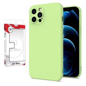 Silicone Skin Case-Lime Green-For iPhone 12 Pro Max