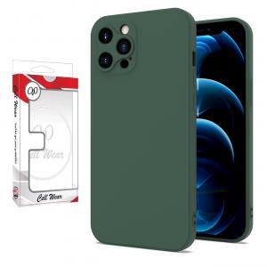 Silicone Skin Case-Olive Green-For iPhone 12 Pro Max