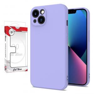 Silicone Skin Case-Lavender Purple-For iPhone 13