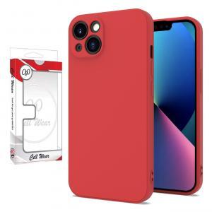 Silicone Skin Case-Lava Red-For iPhone 13