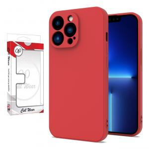 Silicone Skin Case-Lava Red-For iPhone 13 Pro