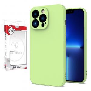 Silicone Skin Case-Lime Green-For iPhone 13 Pro