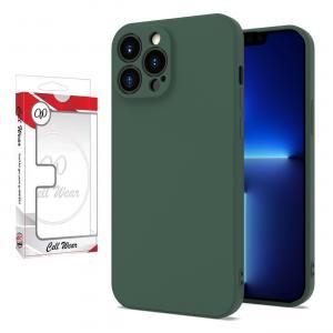 Silicone Skin Case-Olive Green-For iPhone 13 Pro Max