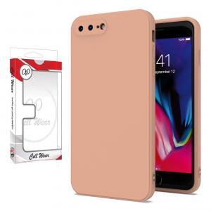 Silicone Skin Case-Nude Pink-For iPhone 7/8 Plus
