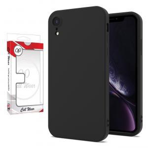 Silicone Skin Case-Black-For iPhone XR
