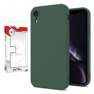 Silicone Skin Case-Olive Green-For iPhone XR