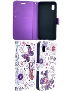 Wallet Flip Case For Samsung A10e - Butterfly