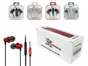 10 Count of Crystal Box 3.5mm Earbuds