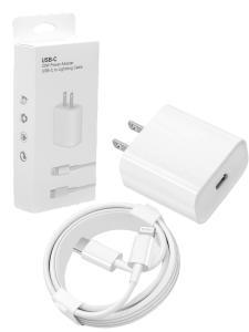 20W Charger with USB-C to Lightning Cable