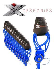 12 Count of Xcessories Phone Lanyard Blue