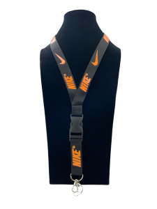 Premium Lanyard for Nike Black Orange