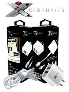 Xcessories Wall Charger with Type-C USB Cable
